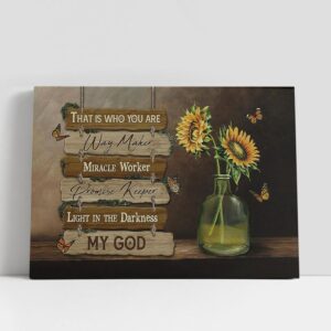 Christian Canvas Wall Art, That Is Who…