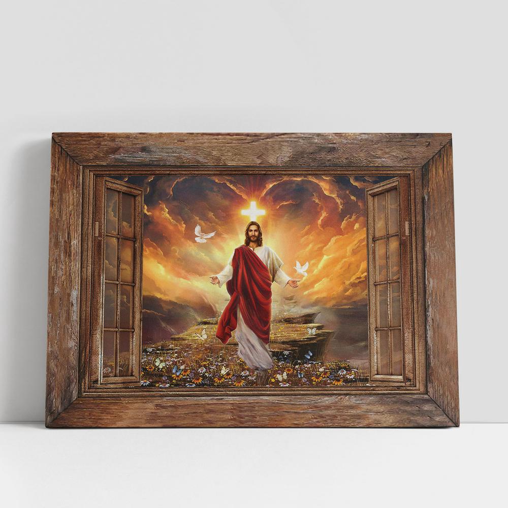 Christian Canvas Wall Art, The Arms Of Jesus Path To Heaven Canvas Art, Christian Canvas Art Christian Canvas Wall Art, The Arms Of Jesus Path To Heaven Canvas Art, Christian Canvas Art