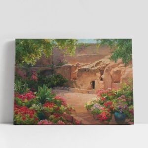 Christian Canvas Wall Art, The Empty Tomb…