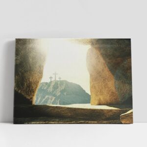 Christian Canvas Wall Art, The Empty Tomb…