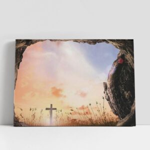 Christian Canvas Wall Art, The Empty Tomb…