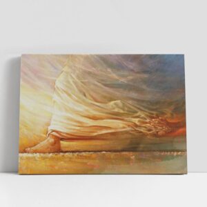 Christian Canvas Wall Art, The Feet Of…