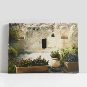 Christian Canvas Wall Art, The Garden Tomb…