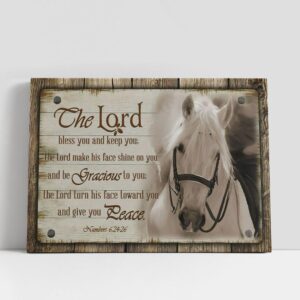 Christian Canvas Wall Art, The Lord Bless…