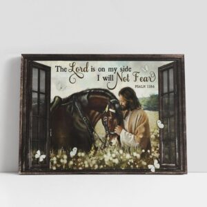 Christian Canvas Wall Art, The Lord Is…