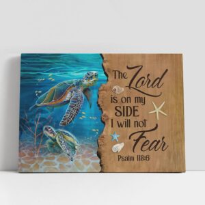 Christian Canvas Wall Art, The Lord Is…