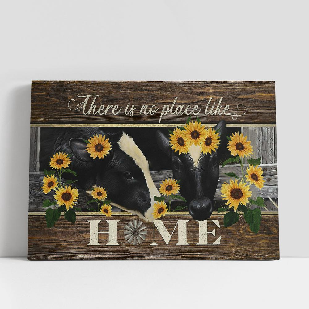 Christian Canvas Wall Art, There Is No Place Like Home Black Cow, Sunflower Wall Art Canvas, Christian Canvas Art Christian Canvas Wall Art, There Is No Place Like Home Black Cow, Sunflower Wall Art Canvas, Christian Canvas Art