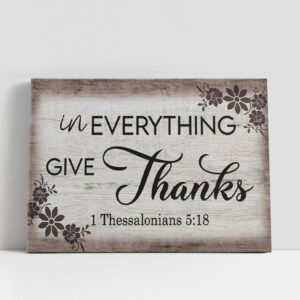 Christian Canvas Wall Art, Thessalonians 518 In…