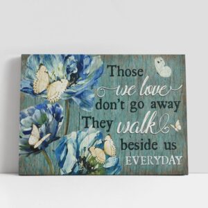 Christian Canvas Wall Art, They Walk Beside…