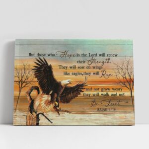 Christian Canvas Wall Art, Those Who Hope…