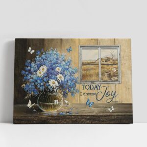 Christian Canvas Wall Art, Today I Choose…