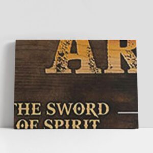 Christian Canvas Wall Art, Warrior Of God…