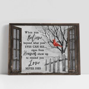 Christian Canvas Wall Art, When You Believe…