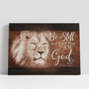 Christian Canvas Wall Art White Lion Be Still And Know That I Am God Canvas Art Christian Canvas Art 1 dpyxpe.jpg