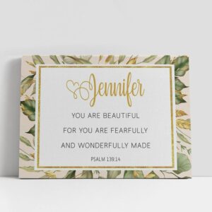 Christian Canvas Wall Art You Are Fearfully And Wonderfully Made Personalized Canvas Art Christian Canvas Art 1 pcjcf4.jpg