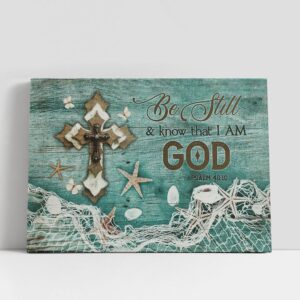 Christian Canvas Wall Art, cross Butterfly Be…