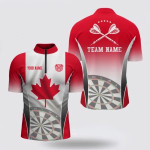 Dart Jerseys, 3D Canadian Flag Patriotic Dart…