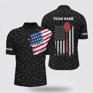 Dart Jerseys, American Flag Dart Dart Jerseys Patriotic Darts Shirt For Men Dart Team Jersey, Custom Dart Jerseys