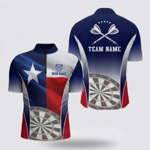 Dart Jerseys, Mens 3D Texas Flag Patriotic…