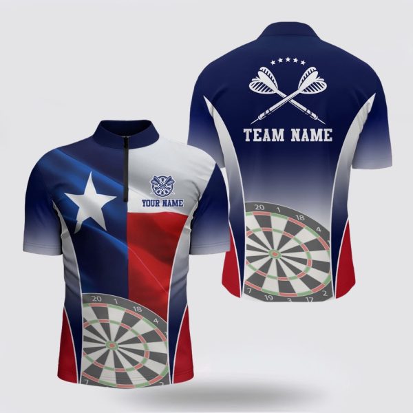 Dart Jerseys, Mens 3D Texas Flag Patriotic Dart Jerseyss For Men, Custom Dart Jerseys