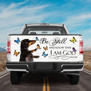 Jesus Tailgate Wrap Dachshund With Butterflies Truck Tailgate Wrap Playful Dog Tailgate Mural For Christian Dog Mom Dad Tailgate Wrap 1 in0axu.jpg