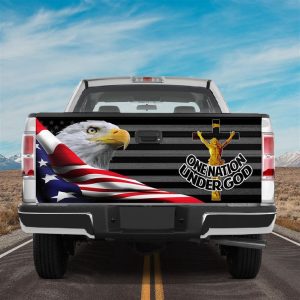 Jesus Tailgate Wrap, Eagle American Flag Tailgate…