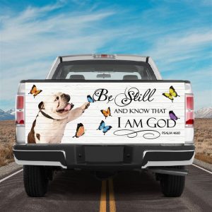 Jesus Tailgate Wrap English Bulldog Tailgate Vinyl Graphic Wrap Dog Play With Butterflies Truck Wraps God Bible Verse Tailgate Wrap 1 zyky3d.jpg