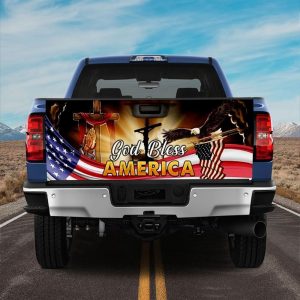 Jesus Tailgate Wrap, God Bless America Truck…