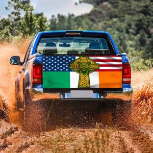 Jesus Tailgate Wrap, Irish Celtic Cross Truck…