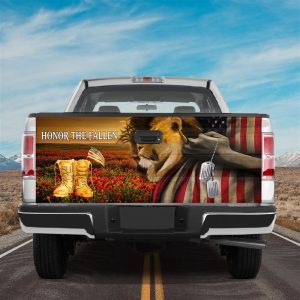 Jesus Tailgate Wrap, Jesus Bless American Veterann…