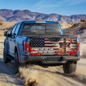 Jesus Tailgate Wrap Jesus Christ United We Stand 1 Truck Tailgate Decal Sticker Wrap Christian Car Decor 2 scr4uq.jpg