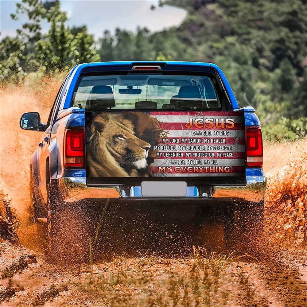 Jesus Tailgate Wrap, Jesus Is My Savior Truck Tailgate Wrap Jesus Lion Tailgate Wrap American Christian Car Decoration Tailgate Wrap Jesus Tailgate Wrap, Jesus Is My Savior Truck Tailgate Wrap Jesus Lion Tailgate Wrap American Christian Car Decoration Tailgate Wrap