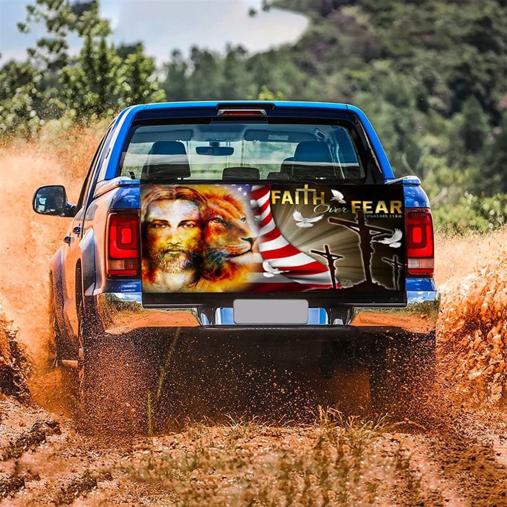 Jesus Tailgate Wrap, Jesus Lion Of Judah Tailgate Wrap Graphic Decal Jesus Fatih Over Fear American Flag Truck Decal Tailgate Wrap Jesus Tailgate Wrap, Jesus Lion Of Judah Tailgate Wrap Graphic Decal Jesus Fatih Over Fear American Flag Truck Decal Tailgate Wrap
