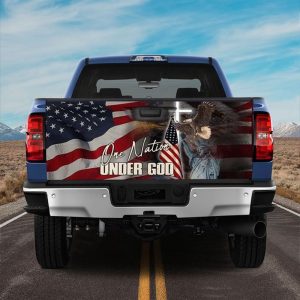 Jesus Tailgate Wrap, One Nation Under God…