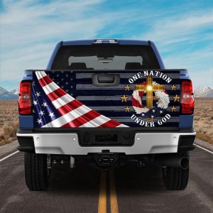 Jesus Tailgate Wrap, One Nation Under God…