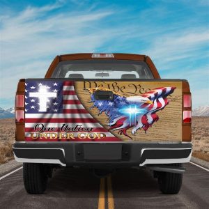 Jesus Tailgate Wrap, One Nation Under God…