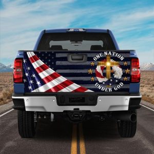 Jesus Tailgate Wrap, One Nation Under God…