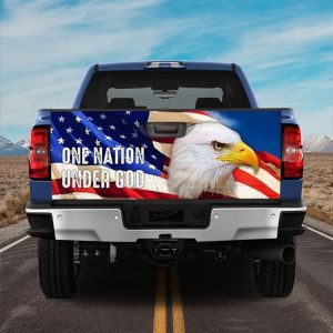 Jesus Tailgate Wrap, One Nation Under God…