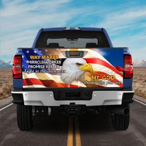 Jesus Tailgate Wrap, One Nation Under God…