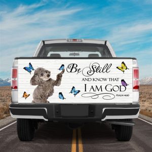Jesus Tailgate Wrap, Poodle Puppies With Butterfly…