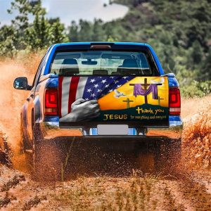 Jesus Tailgate Wrap, Thank You Lord Tailgate…