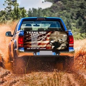 Jesus Tailgate Wrap, Thank You Lord Tailgate…