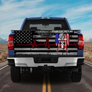 Jesus Tailgate Wrap, Thin Red Line Truck…
