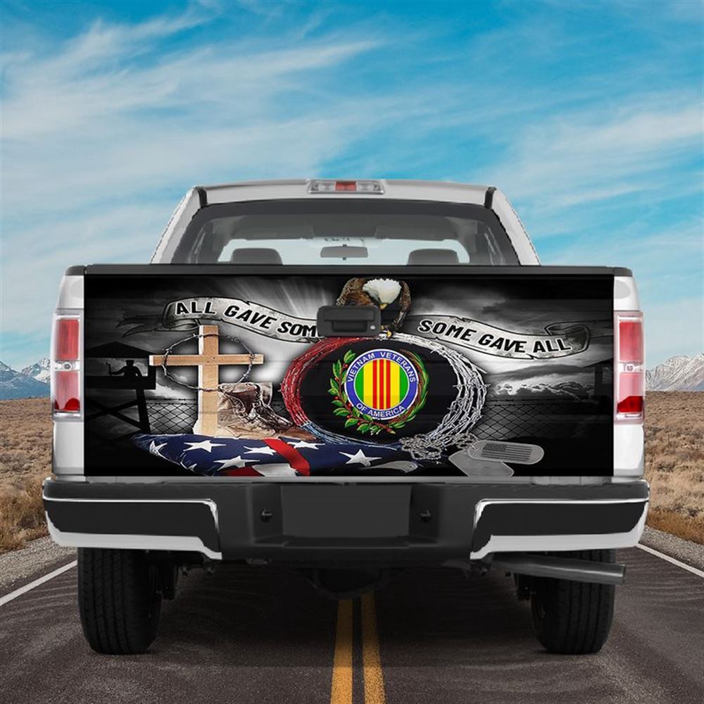 Jesus Tailgate Wrap, Vietnam Veterans Truck Tailgate Decal All Gave Some Tailgate Wrap Christian Car Accessories Tailgate Wrap