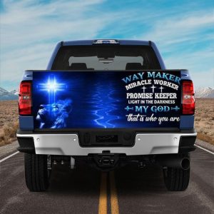 Jesus Tailgate Wrap, Way Maker Miracle Worker…