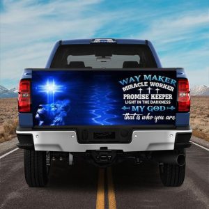 Jesus Tailgate Wrap, Way Maker Miracle Worker…