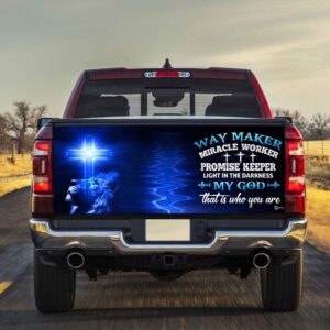 Jesus Tailgate Wrap, Way Maker Miracle Worker…