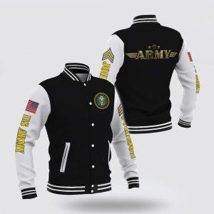 Veteran Jacket, Army Veteran Jacket, Us Army Veteran Gift For Military Veteran Design 3D Design Custom Baseball Jacket All Over Printed