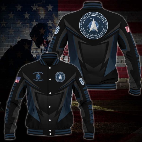 Veteran Jacket, Us Space Force Veteran Military Jacket Baseball Jacket Custom Shirt