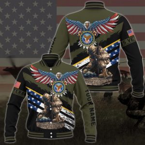Veteran Jacket, Us Veteran American Eagle Flag…